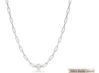 Collana Miluna Donna Miss Italia in Argento Perla PCL6021B - PCL6021B